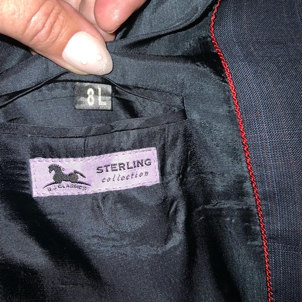RJ Classic Sterling Collection Navy Show Coat – Size 8L - Picture 4 of 4